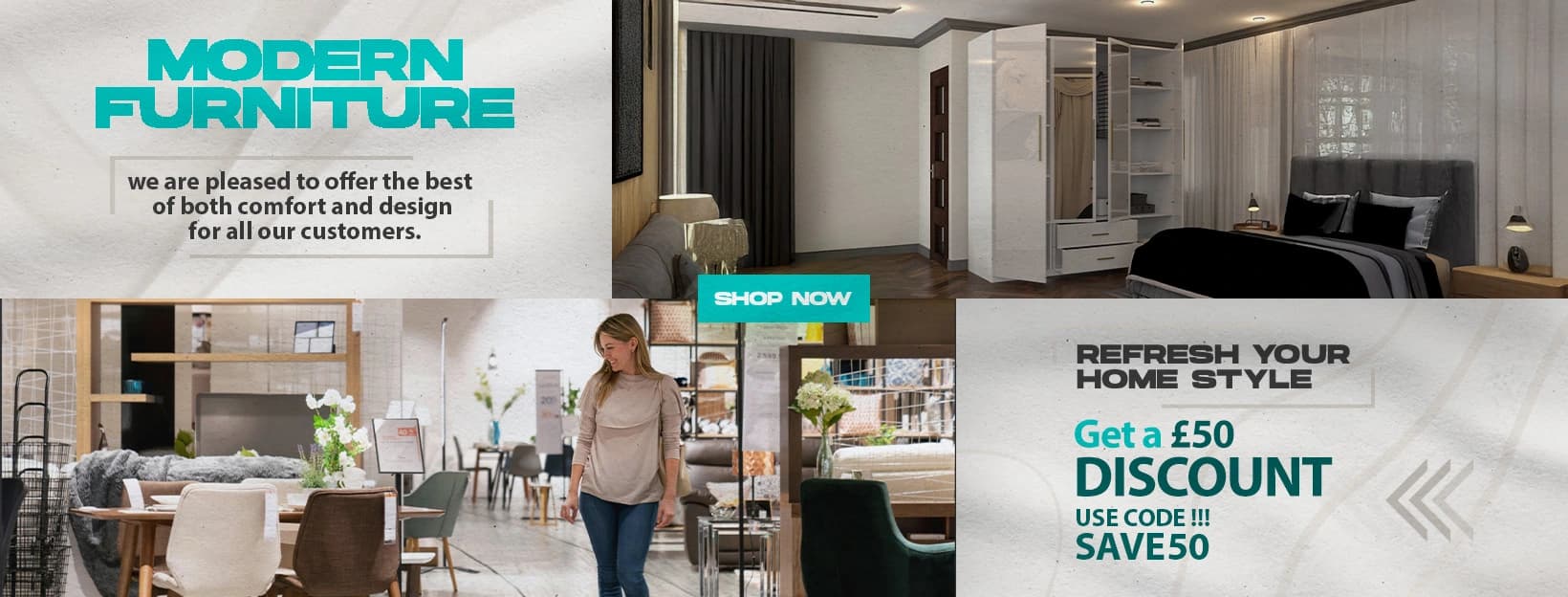 Furniture Hero Banner - Desktop