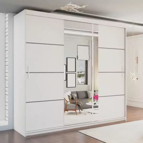 VISION WHITE WARDORBE 250cm