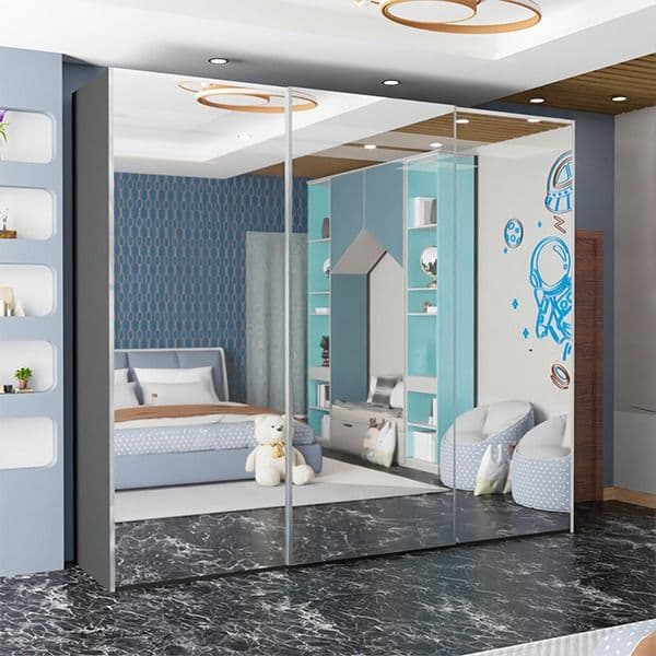 ETNA GREY WARDROBE 250cm