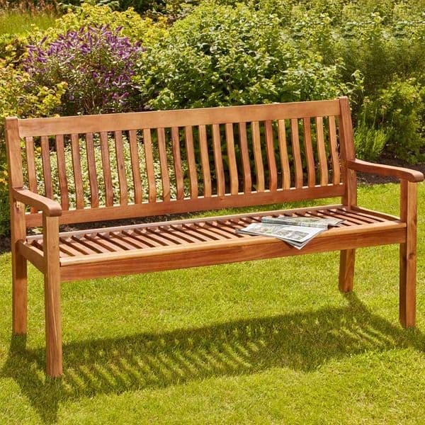 Acacia Seren Wooden Outdoor Garden Bench