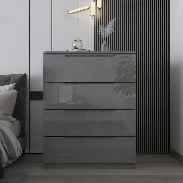 4 Door Chest Drawers without Handle