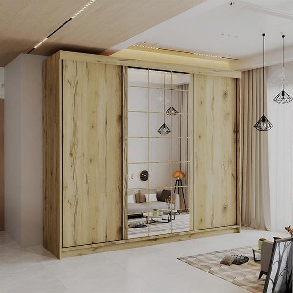 LATVIA VOTAN 250CM SLIDING DOORS WARDROBE