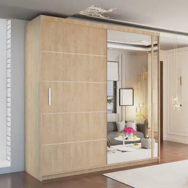 VISION OAK WARDROBE 120cm/150cm/180cm/203cm