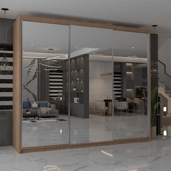 CHICAGO WALNUT WARDROBE 250cm