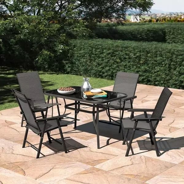 Rectangular 4 – Person 120cm Long Dining Set