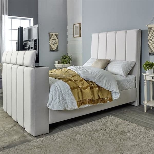 Polly TV Fabric Single, Double, King Size, Super King Bedroom Bed
