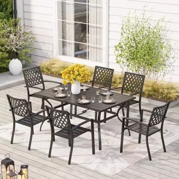 Rectangular 6 – Person 152.5cm Long Dining Set