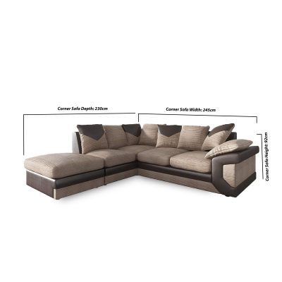 Buy GLOSS CORNER SOFA BED | Money Back Guarantee | MN Furniture