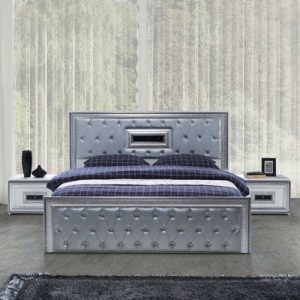 Silver Single Bed