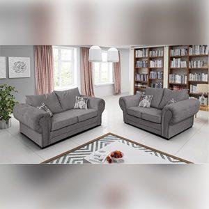 Ibiza 3+2 Seater Sofa Set Grey