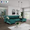 BORYS GREEN SOFA BED LARGE