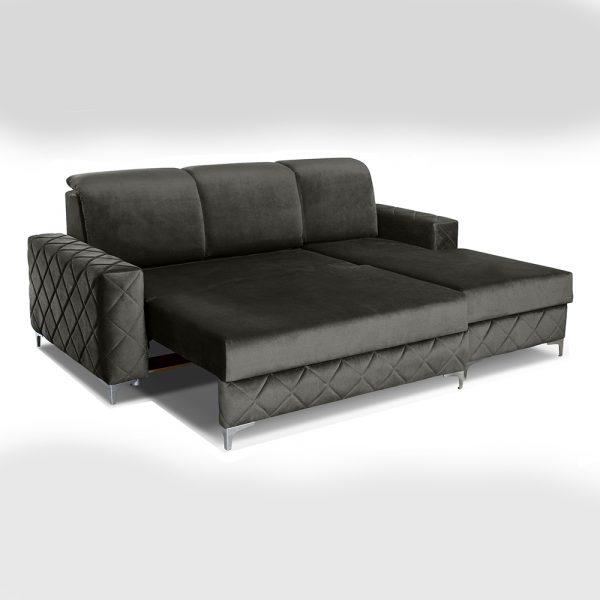 Borys Grey mini comfort sofabed