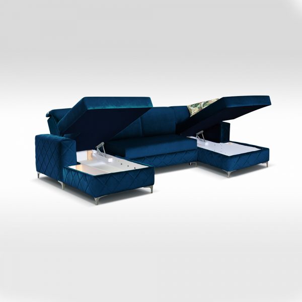 Borys Sofa bed Storage space