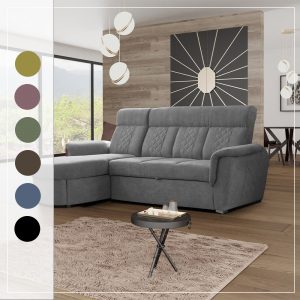 SELLY GREY SMALL SOFA BED COLOR VARIATION