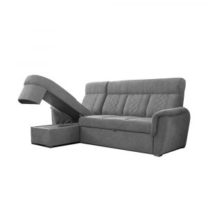 SELLY GREY SMALL SOFA BED STORAGE