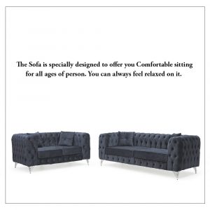 Chicago Grey Sofa Set