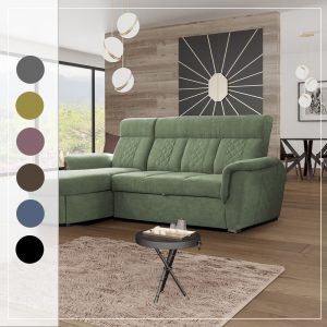 SELLY GREEN SMALL SOFA BED COLOR VARIATION