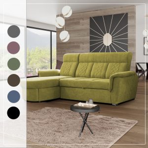 SELLY MUSTARD SMALL SOFA BED COLOR VARIATION