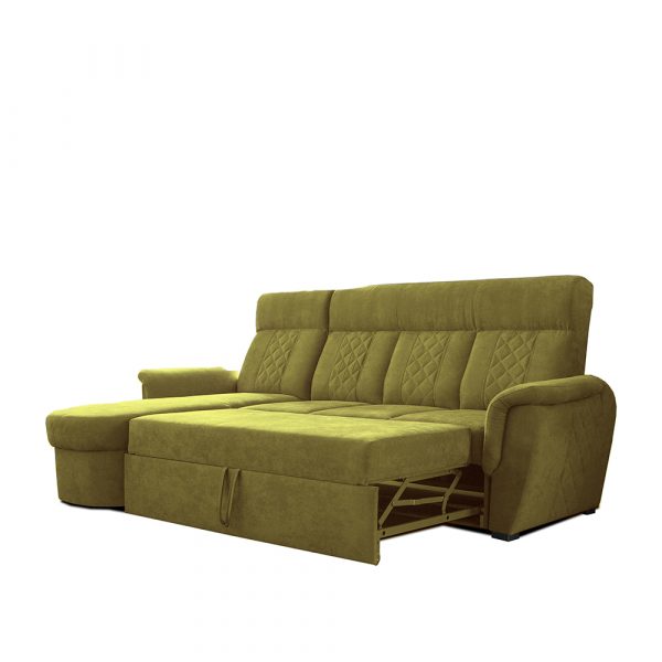 SELLY MUSTARD SOFA BED