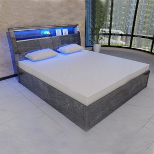RUGBY GREY HIGH GLOSS BED