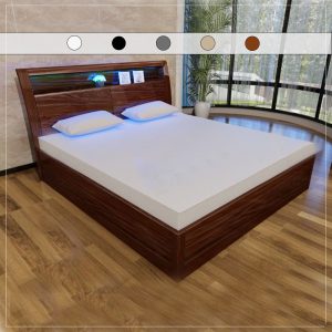 RUGBY WALNUT HIGH GLOSS BED COLOR VARIATION