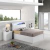 RUGBY WHITE HIGH GLOSS BED