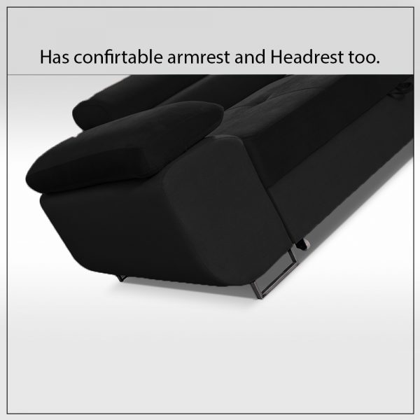 lido black comfort armrest