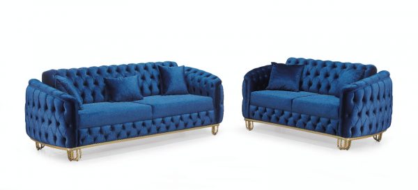 Lux Chesterfield Sofa Set
